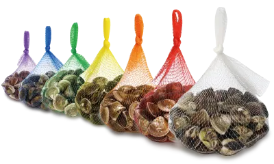 水產用網袋:耐裝、透氣佳、攜帶便利