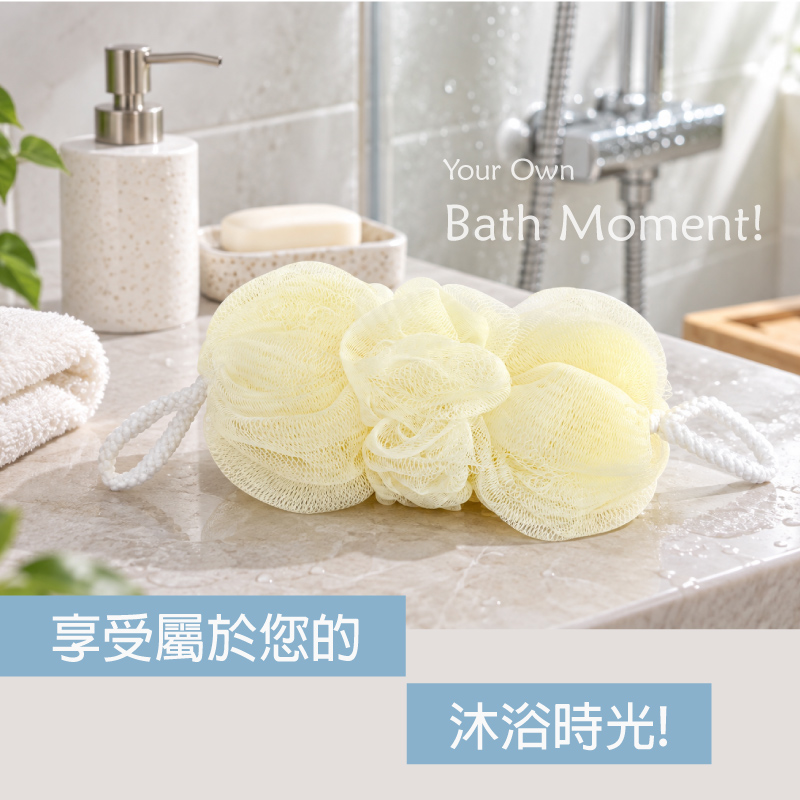 RT-B5016 舞水痕拉拉沐浴球|柔軟材質 × 綿密泡泡 × 舒壓按摩