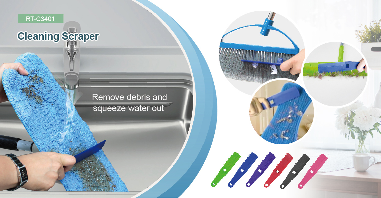 RT-C3401 Cleaning Scraper-Remove debris and squeeze water out