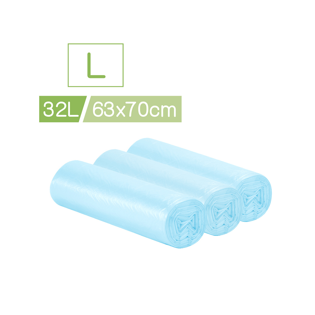 RT-G2001 Fragrance Trash Bags (L)--Flat Bottom Seal