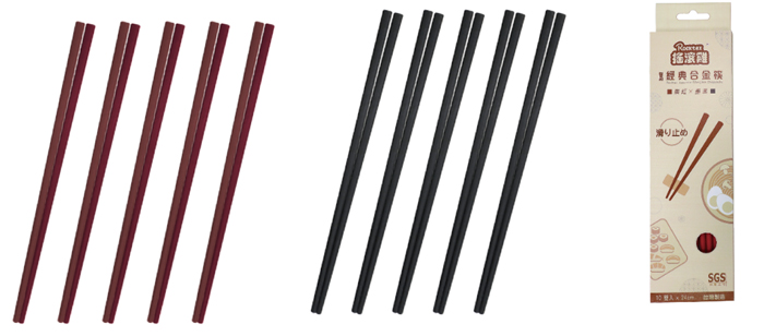 RT-A8037 棗紅(5入) / 墨黑(5入)筷子