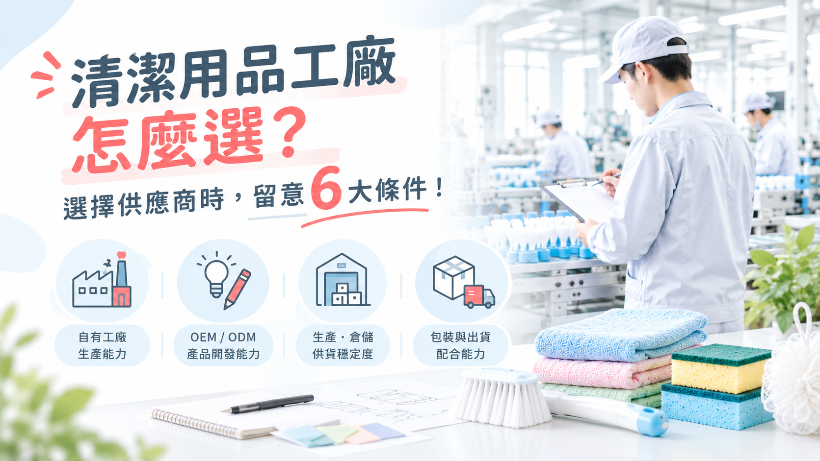 如何選擇清潔用品製造商