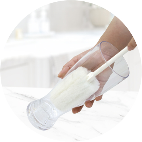 RT-C3638 小蘇打菜瓜布洗杯刷-去污除垢效率加倍