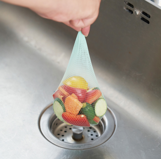 廚房與浴室的排水新救星-拋棄式濾水網袋