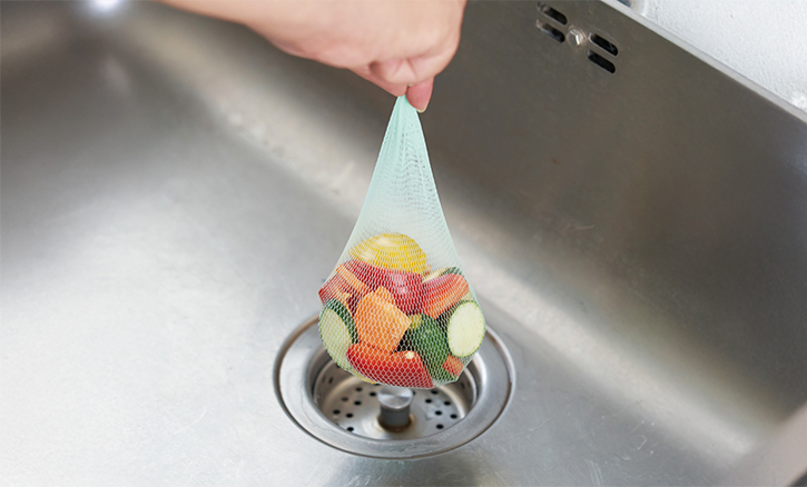 廚房與浴室的排水新救星：拋棄式濾水網袋，一次解決菜渣與毛髮堵塞煩惱!