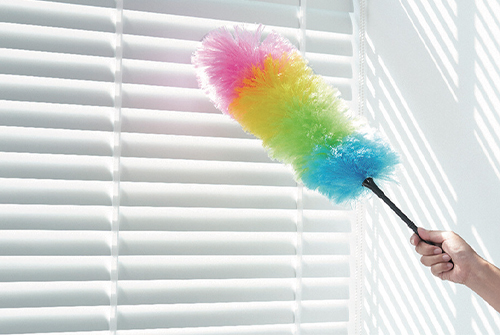 Static-fiber dusters for louvers - RT-C6100-1 Netted PP Duster